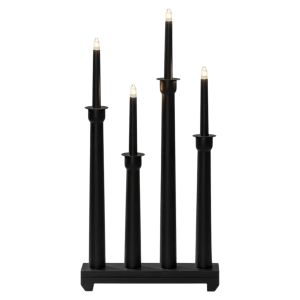 Küünlajalg Konstsmide 4-osaline must