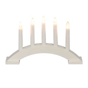 Küünlajalg Konstsmide 5-osaline valge