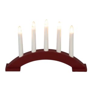 Küünlajalg Konstsmide 5-osaline punane