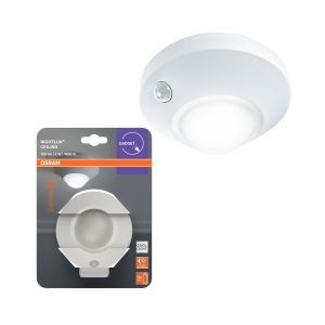 Liikumisanduriga valgusti Osram Nightlux Ceiling valge Ø 8,6 cm IP20
