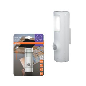 Liikumisanduriga valgusti Osram Nightlux Torch valge Ø 8,6 x 10,8 cm IP54