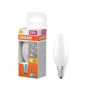 LED-lamp Osram Star Classic B25 E14 1,8 W 250 lm 2700 K opaal 1 tk/pk