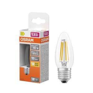 LED-lamp  Osram Star Classic B40 E27 3,4 W 470 lm 2700 K kirgas 1 tk/pk