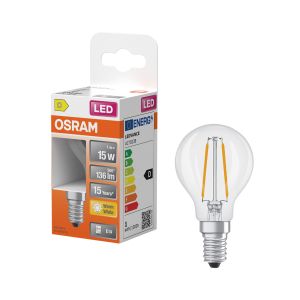 LED-lamp Osram Star Classic P15 E14 1 W 136 lm 2700 K kirgas1 tk/pk