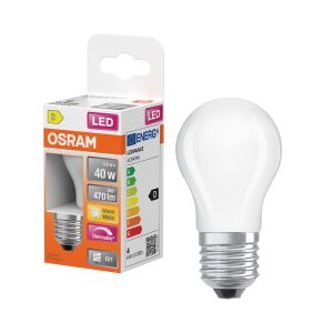 LED-lamp  Osram Star Classic P40 DIM E27 3,4 W 470 lm 2700 K opaal 1 tk/pk