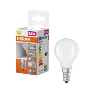 LED-lamp  Osram Star Classic P40 E14 3,4 W 470 lm 4000 K opaal 1 tk/pk