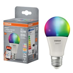LED-lamp Osram SMART+ MATTER CL RGBW 60 240D E27 9W 2700K