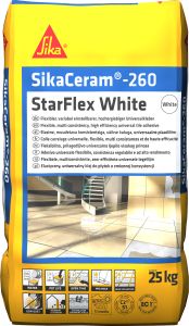 Plaadiliim SikaCeram®-260 StarFlex White 25 kg