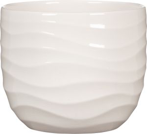 Ümbrispott Breeze 18 cm, valge