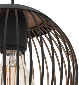 Rippvalgusti Eglo Almanzora 77 cm must/vask