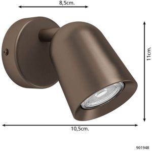 Kohtvalgusti Eglo Camaldoli 9 x 11 cm pronks