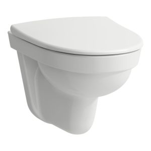Seinapealne WC-pott Kompas valge 36 x 50 x 35,5 cm