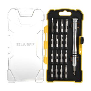 Kellassepa kruvikeerajate komplekt Finbullet 18-osaline