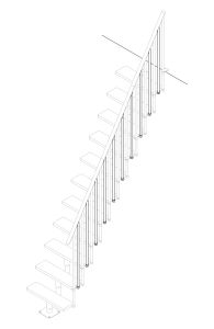 Trepi käsipuu lisapost Dolle Dallas trepile