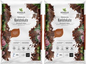 2 kotti Kekkilä Dekoratiivmultš pähklipruun 45 l