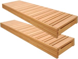 Saunalava Thermory ülemine ja alumine moodul