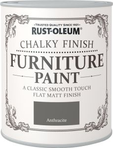 Mööblivärv Rust-Oleum Chalky Finish Anthracite 125 ml