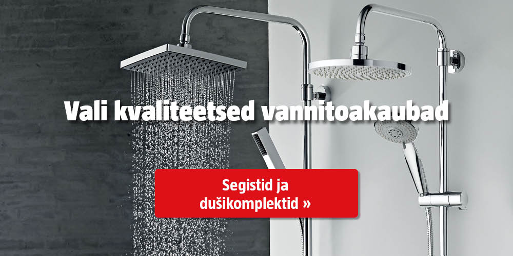 Vali kvaliteetsed vannitoakaubad.