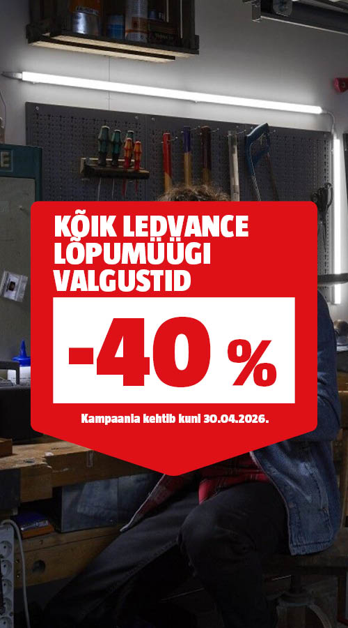 Kõik Ledvance lõpumüügi valgustid -40%