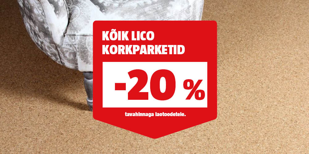 K&otilde;ik Lico korkp&otilde;randad -20% tavahinnast.