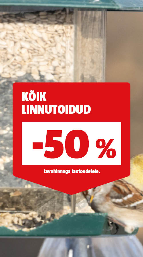 K&otilde;ik linnutoidud -50% tavahinnast.