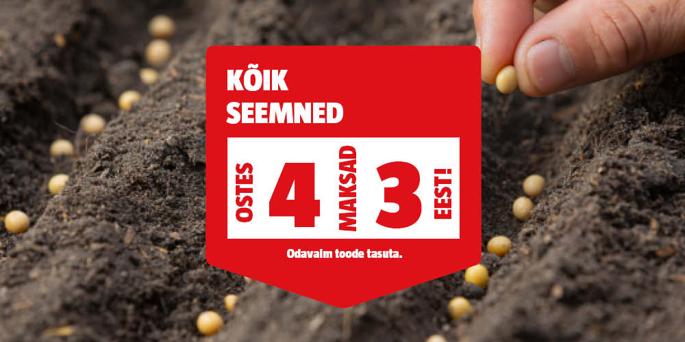 K&otilde;ik seemned ostes 4, mkasad 3 eest