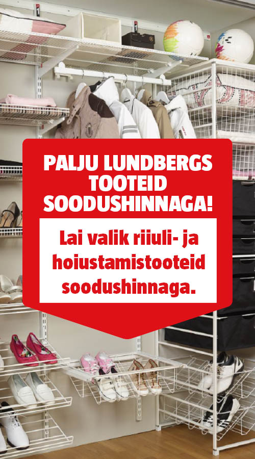 Paljud Lundbergs tooteid soodushinnaga!