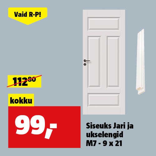 Vaid R-P! Siseuks Jari ja ukselengid M7 - 9 x 21 kokku 99&euro;