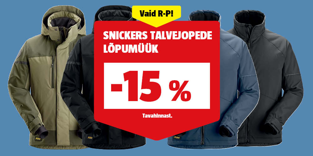 Snickers talvejopede lõpumüük -15% tavahinnast.