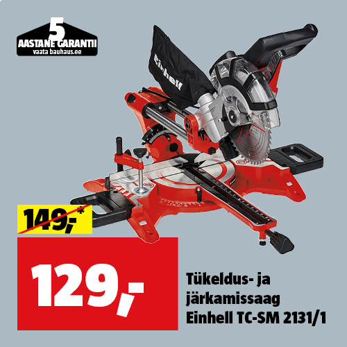 T&uuml;keldus- ja j&auml;rkamissaag Einhell TC-SM 2131/1