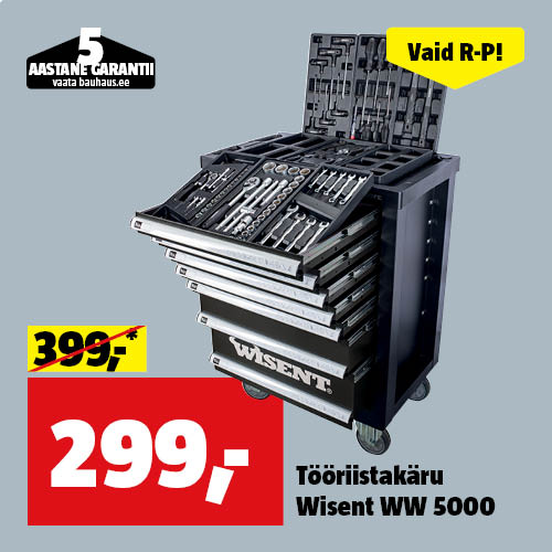 Vaid R-P! T&ouml;&ouml;riistak&auml;ru Wisent WW 5000 hinnaga 299&euro;
