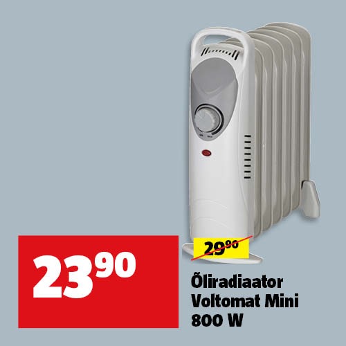 &Otilde;liradiaator Voltomat Mini 800 W 23,90&euro;
