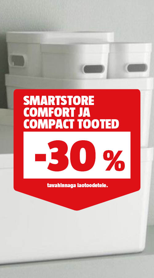 SmartStore Comfort ja Compact tooted -30% tavahinnast