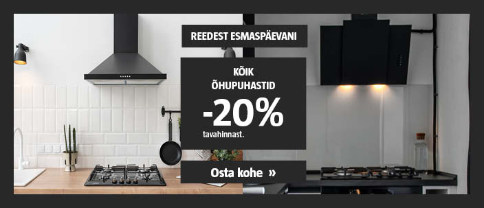 Vaid R-E! Kõik õhupuhastid -20% tavahinnast.