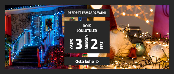 Vaid R-E! Kõik jõulutuled ostes 3, maksad 2 eest.