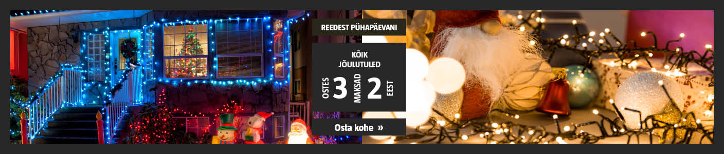 Vaid R-P! Kõik jõulutuled ostes 3, maksad 2 eest.