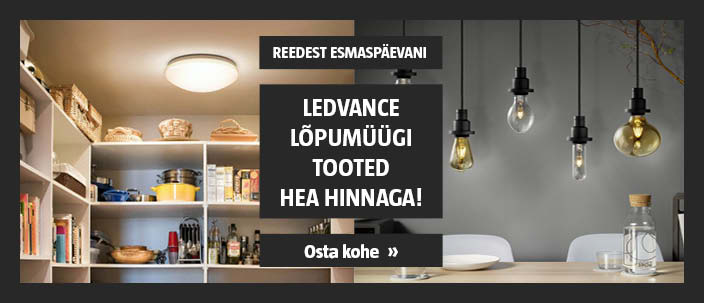 Vaid R-E! Ledvance lõpumüügi tooted hea hinnaga.