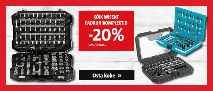 Kõik Wisent padrunikomplektid -20% tavahinnast.