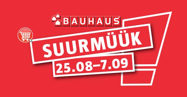 Palju kaupa supersoodsalt, mitme tk pakkumised ja lõpumüügid! BAUHAUSI SUURMÜÜK!