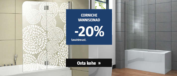 Corniche vanniseinad -20% tavahinnast.
