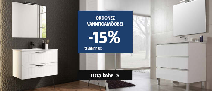 Ordonez vannitoamööbel -15% tavahinnast.